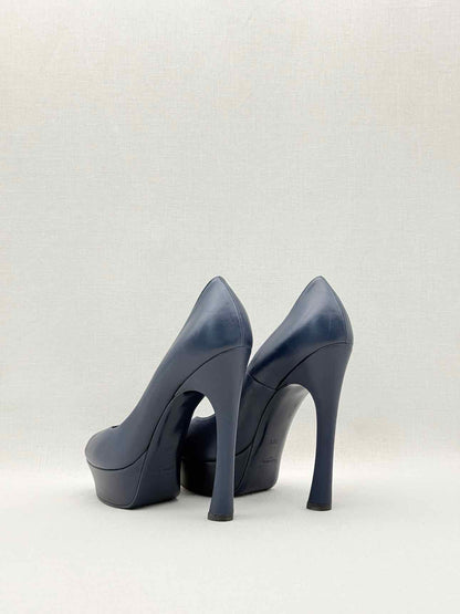 YSL Navy Blue Size EU 39.5 Pumps