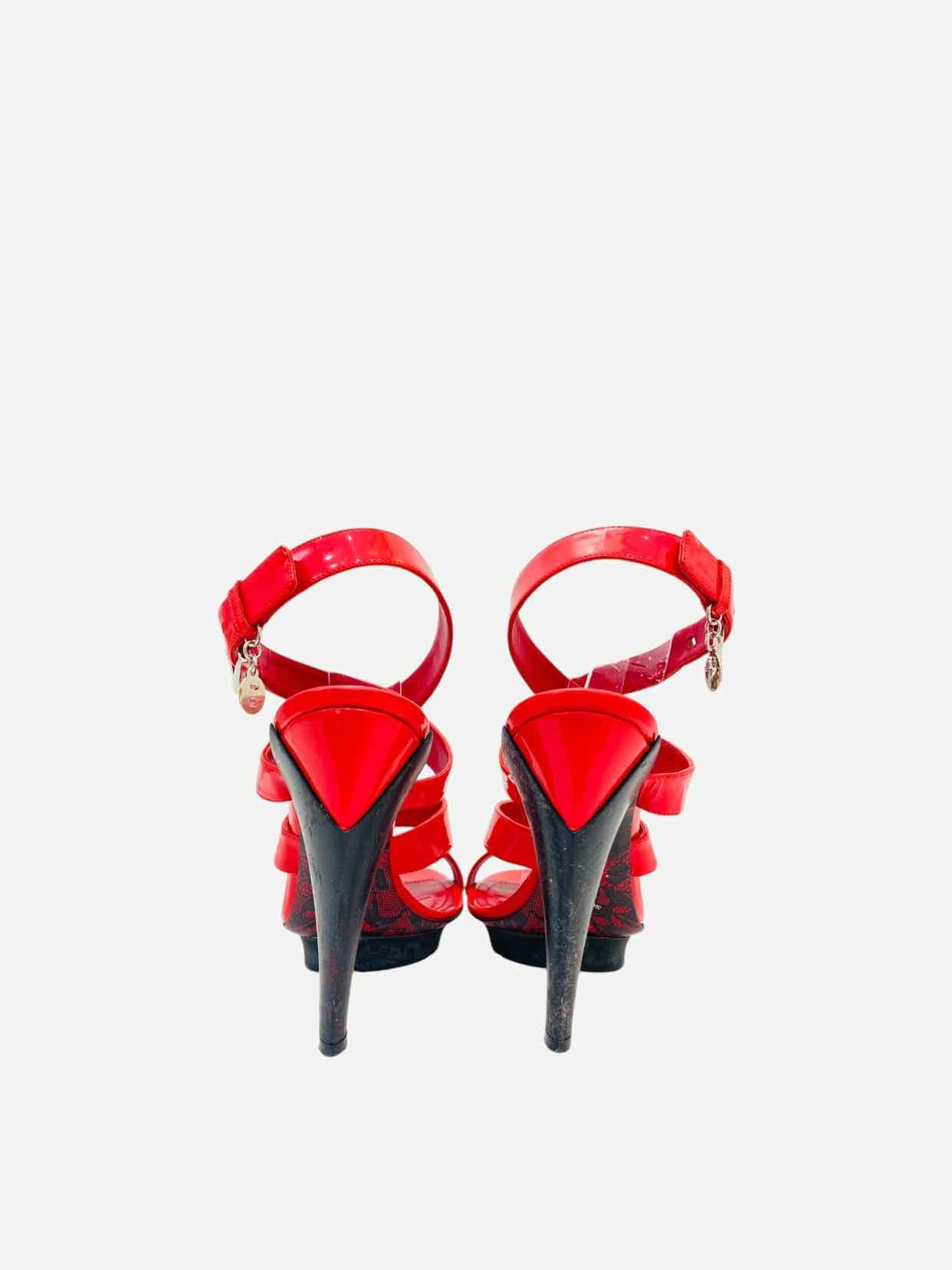 CESARE PACIOTTI Red Size EU 38 Heeled Sandals