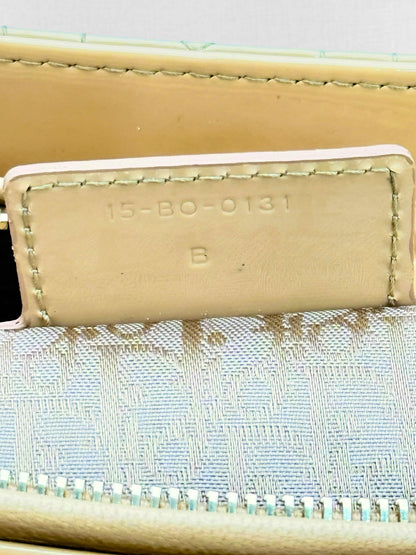 DIOR Lady Dior Beige Cannage Top Handle