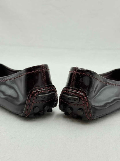 LOUIS VUITTON Oxford Burgundy Size EU 37 Ballet Flats