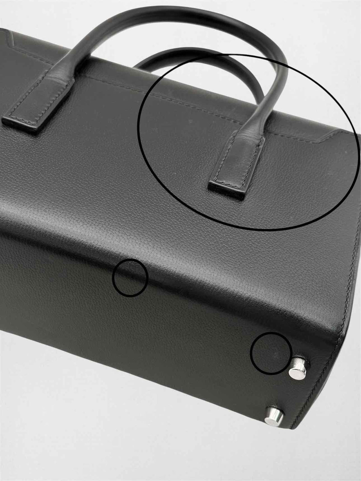 HERMES New Drag 22 Noir Top Handle