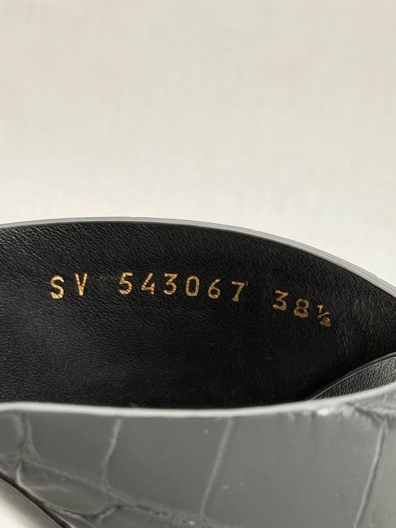 SAINT LAURENT Loulou Black Size EU 38.5 Mules