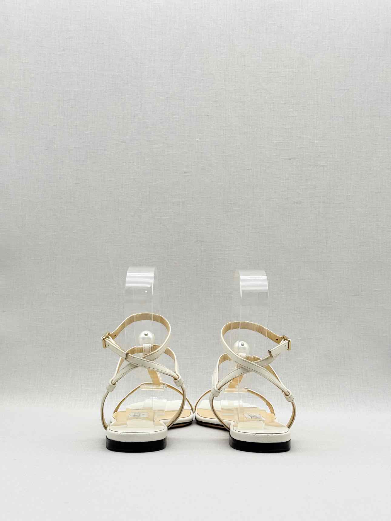 JIMMY CHOO Amari Cream Size EU 37 Sandals