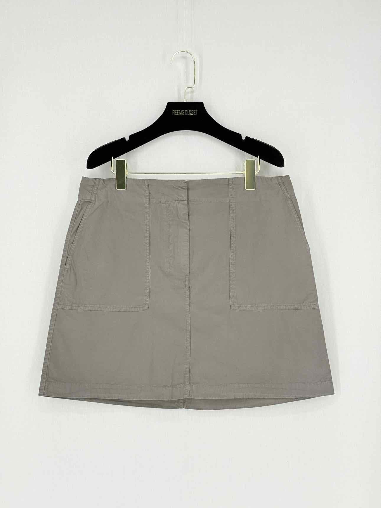 THEORY Khaki Size US 10 Mini Skirt