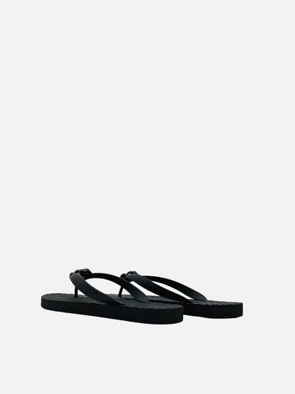 GUCCI Double G Black Flip flops