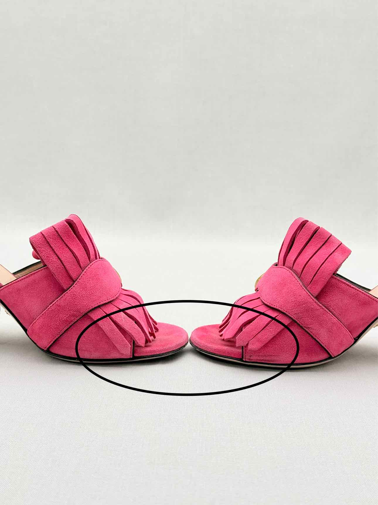GUCCI GG Marmont Pink Size EU 35 Mules