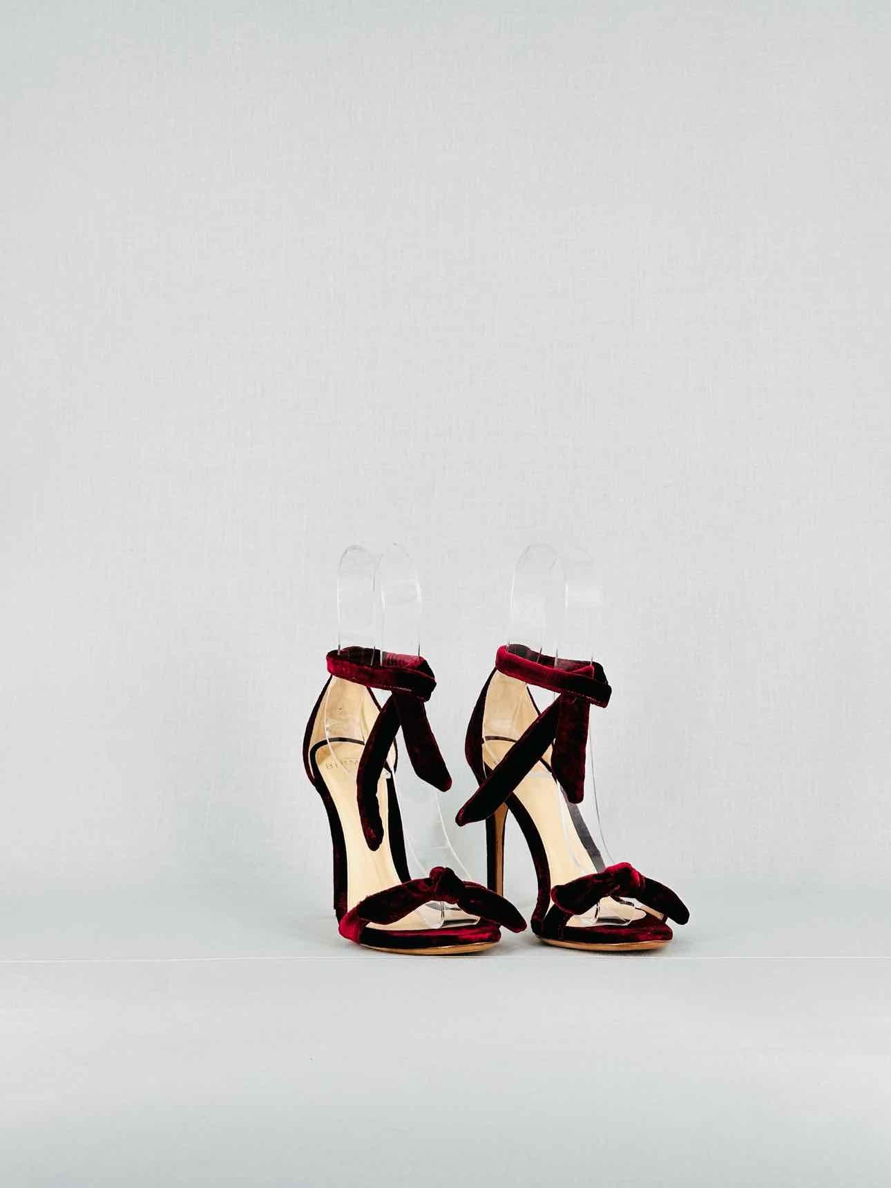 ALEXANDRE BIRMAN Burgundy Size EU 35.5 Heeled Sandals