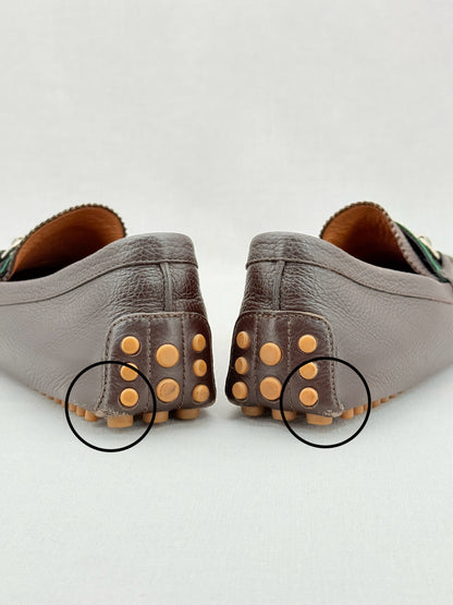 GUCCI Horsebit Brown Size EU 11.5 Loafers
