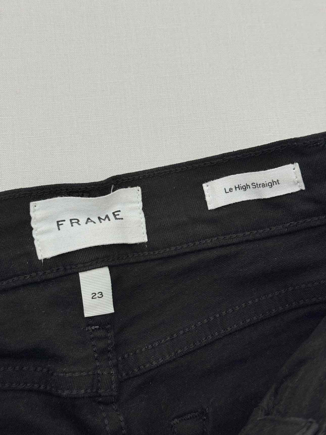 FRAME Black Size 23 Jeans
