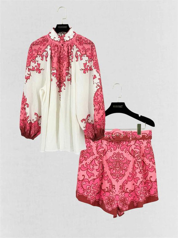 ZIMMERMANN Pink & White Size Medium Outfit Set