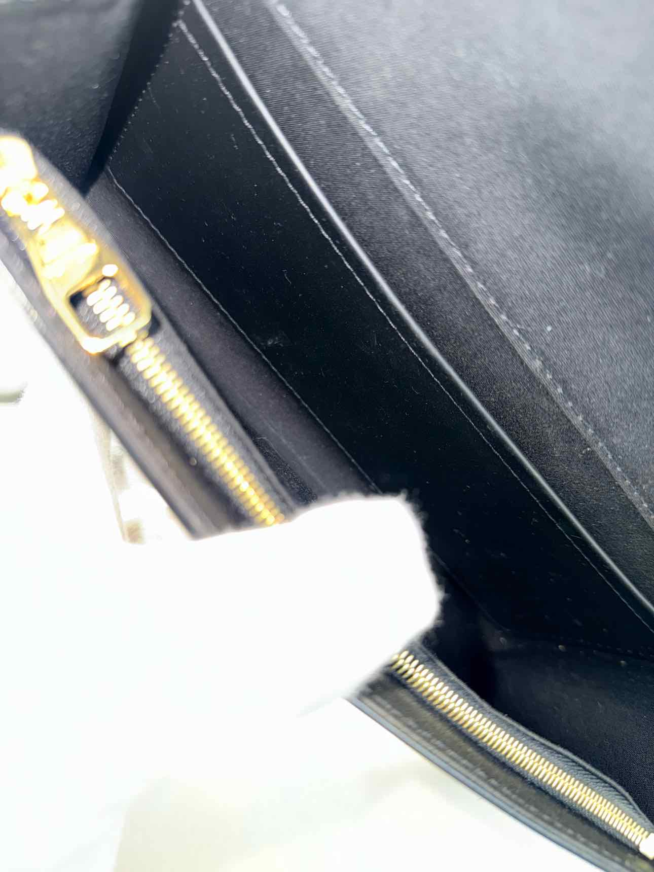 LOUIS VUITTON Louise Black Clutch