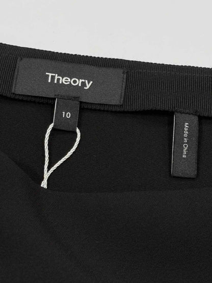THEORY A-Line Black Size US 10 Mini Skirt