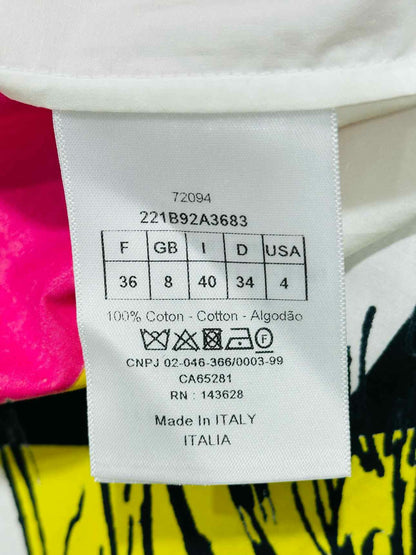 DIOR Pink Multicolor Size US 4/12 Top & Skirt Outfit