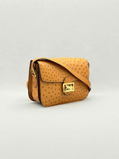 CELINE Vintage Caramel Shoulder Bag