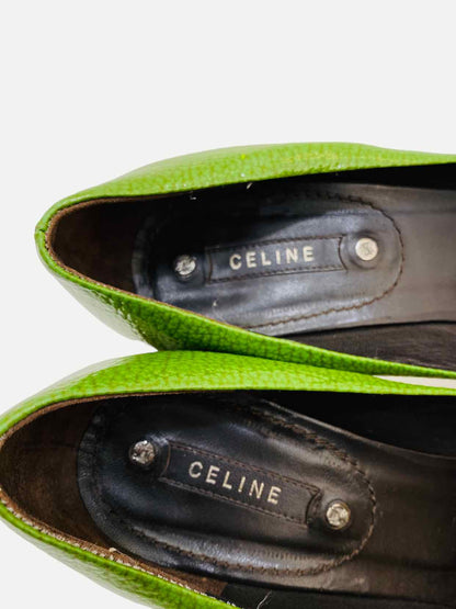 CELINE Green Pumps