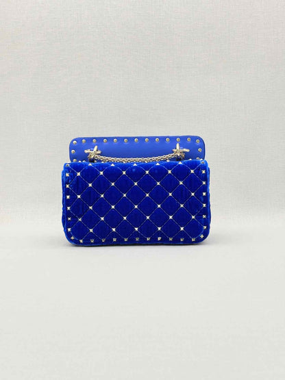 VALENTINO GARAVANI Rockstud Royal Blue Shoulder Bag