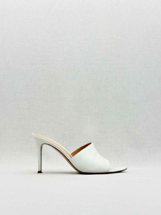 GIANVITO ROSSI White Size EU 38.5 Heeled Sandals