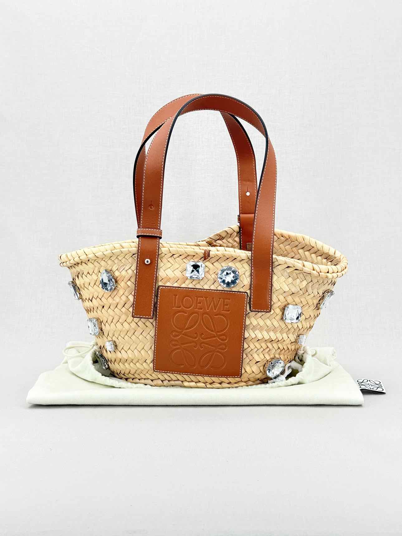 LOEWE Basket Stones Natural Tan Tote Bag