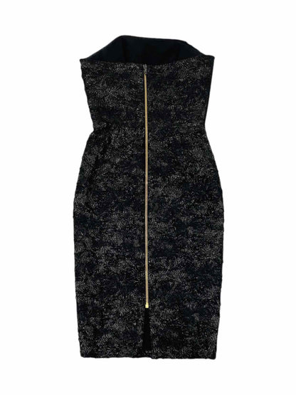 ROLAND MOURET Tube Black Cocktail Dress US2