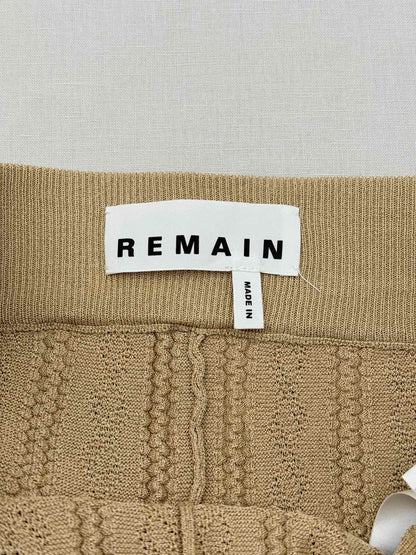 REMAIN Tan Rib Knit Size US 8 Outfit Set
