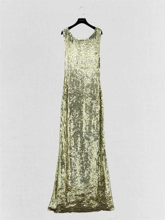 ALICE + OLIVIA Gold Size US 10 Long Dress