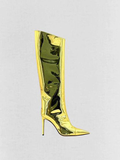 ALEXANDER VAUTHIER Gold Size EU 39 Knee High Boots