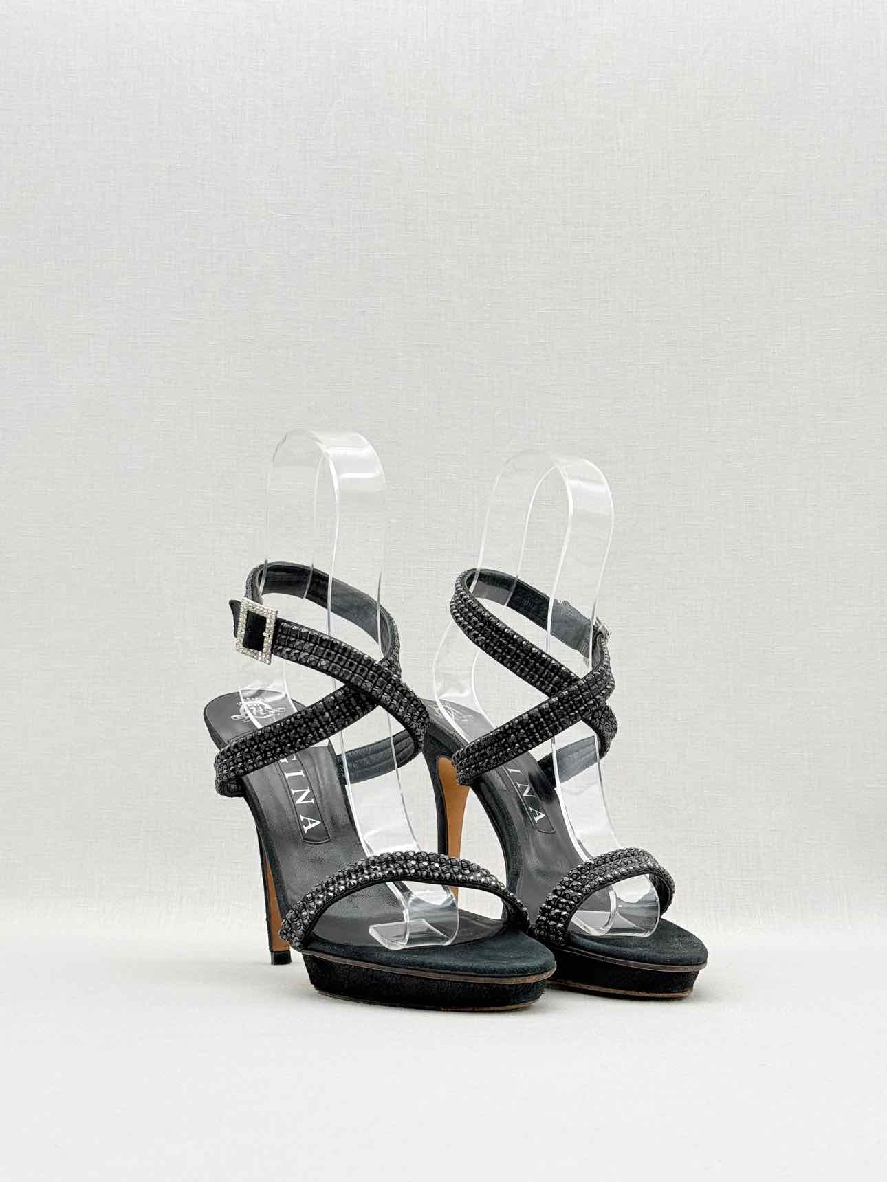 GINA Black Size EU 38 Heeled Sandals