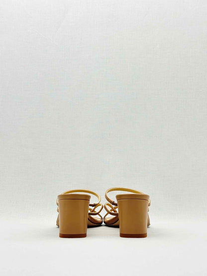 AEYDE Anni Beige Size EU 39 Heeled Sandals