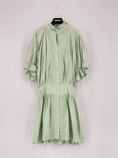 JULIET DUNN Sage Green Size US 4/6 Short Dress