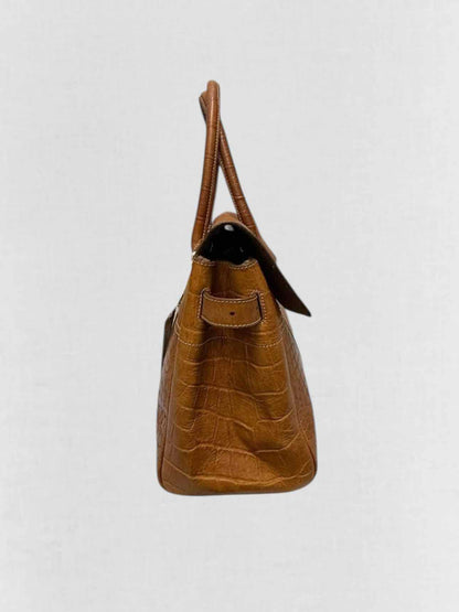 MULBERRY Bayswater Brown Top Handle