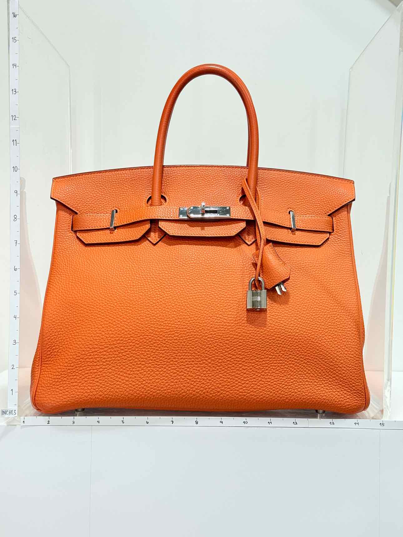 HERMES Birkin Orange Top Handle