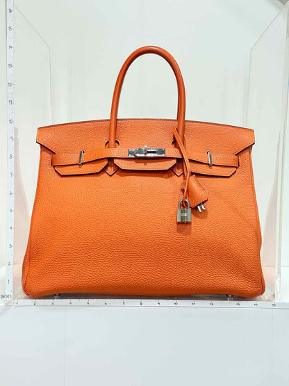 HERMES Birkin Orange Top Handle