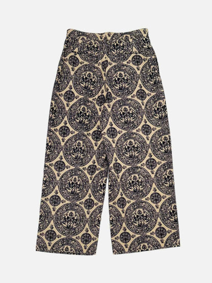 VALENTINO Beige & Black Size US 4 Pants