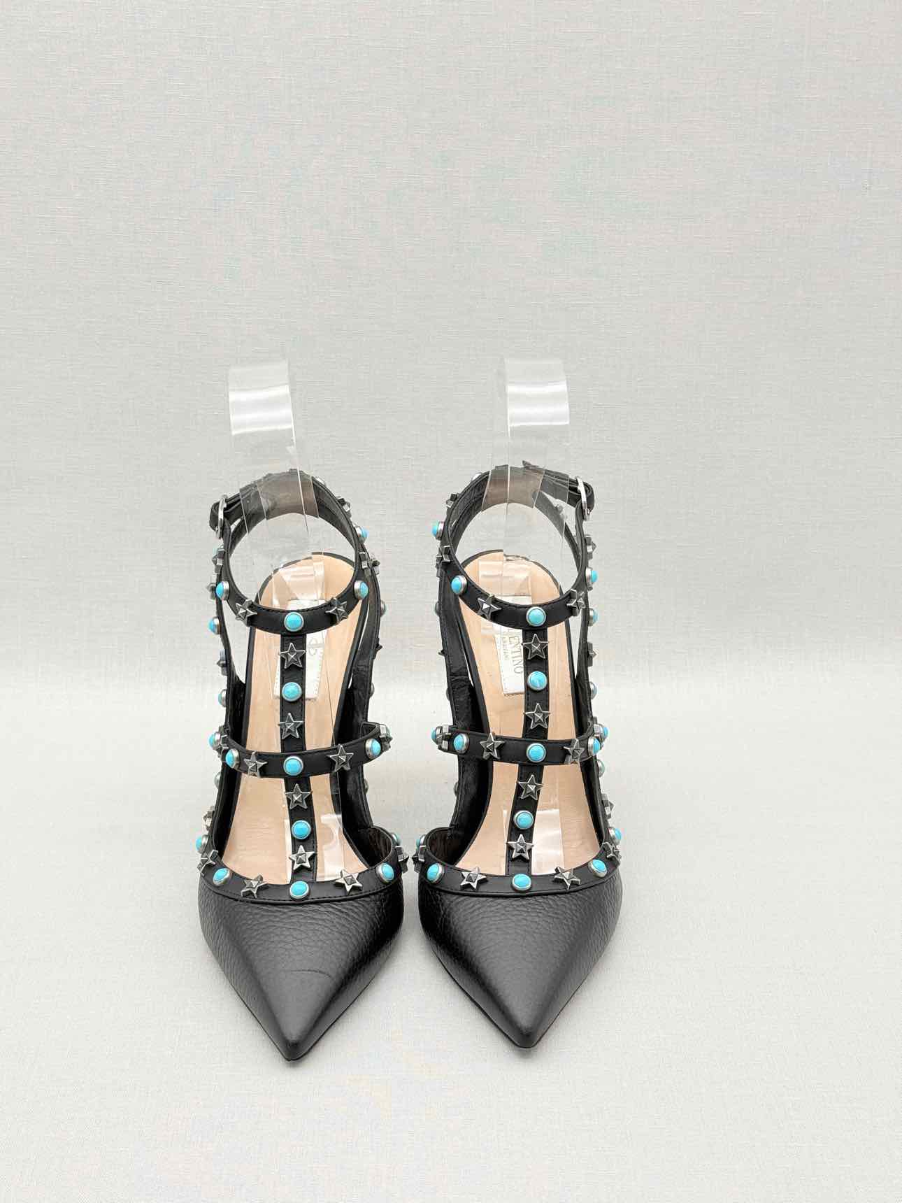 VALENTINO Rockstud Black Size EU 39.5 Pumps