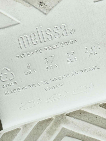 MELISSA Beige & White Size EU 39 Heeled Sandals