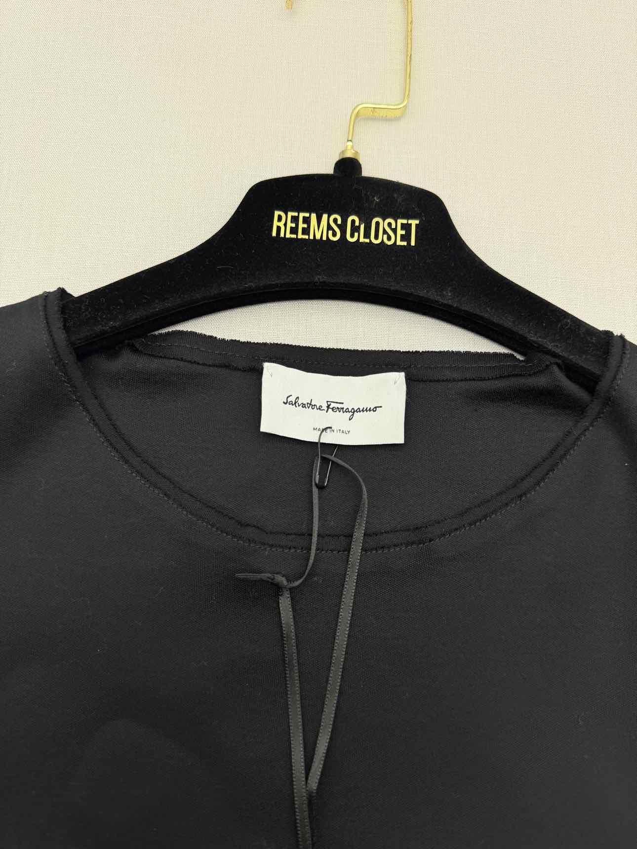 SALVATORE FERRAGAMO Black Size Large Top
