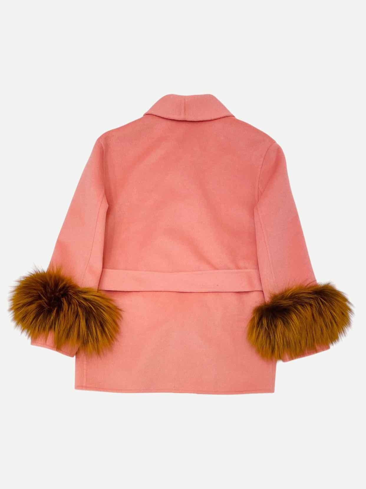 PRADA Belted Pink Size US 0 Coat