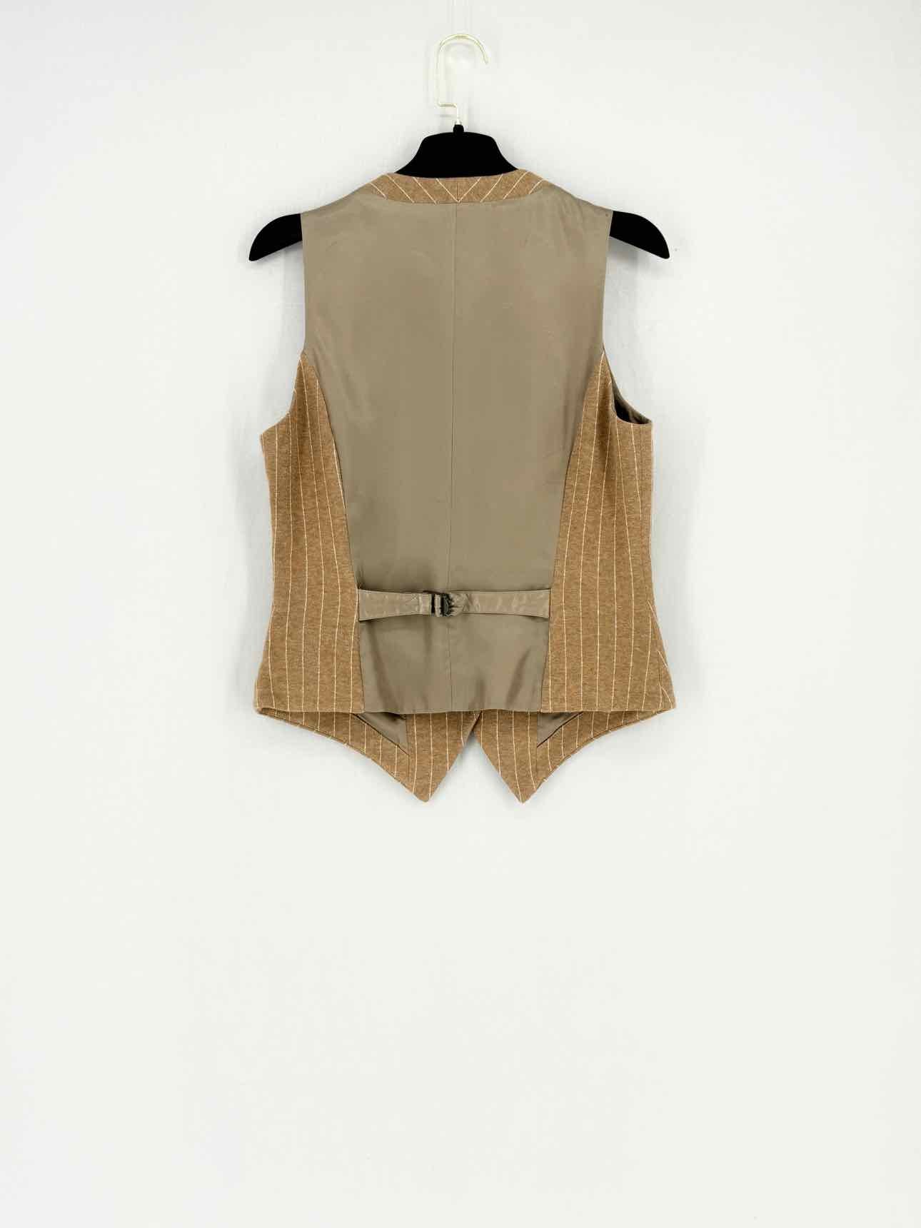 RAG & BONE Priya Beige w/ Cream Size US 4 Waistcoat