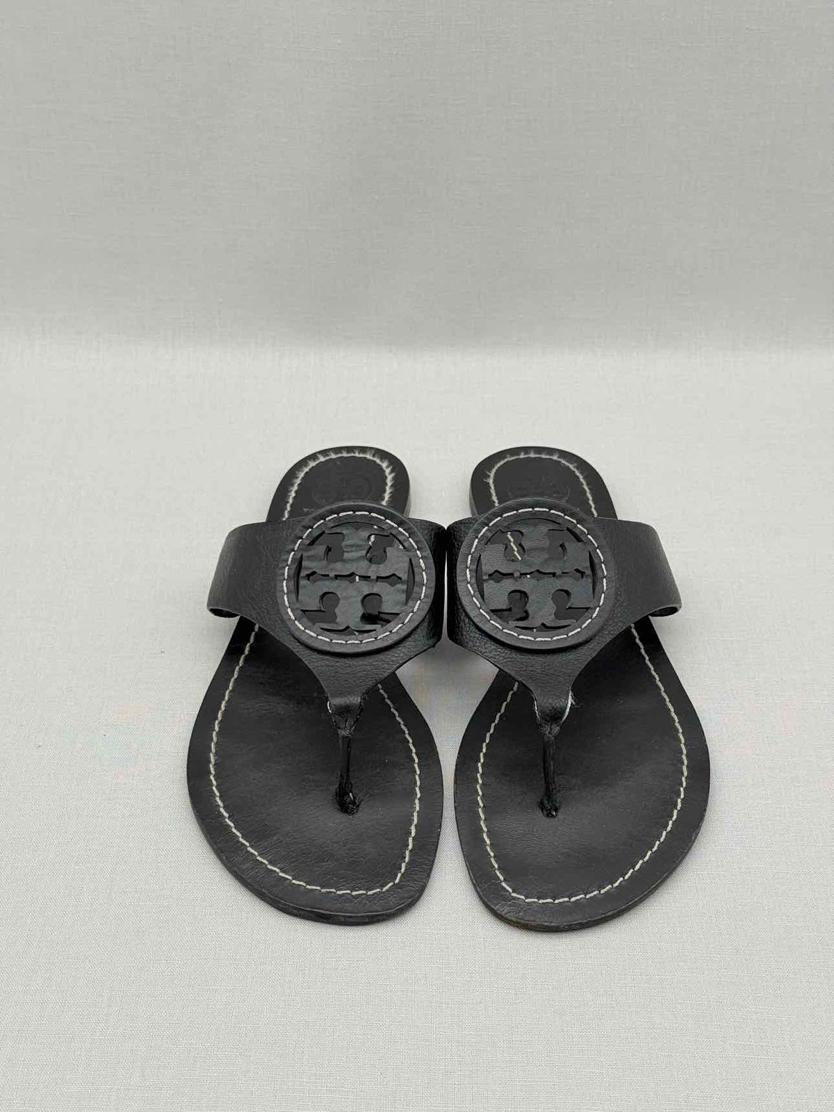 TORY BURCH Louisa Black Size EU 37.5 Sandals