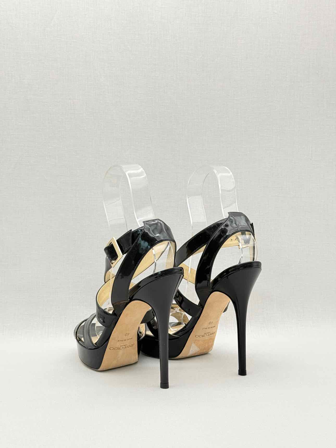 JIMMY CHOO Black Size EU 40 Platform Sandals