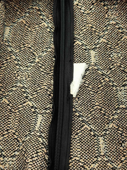 ELISABETTA FRANCHI Cropped Black & Gold Size US 8 Pants