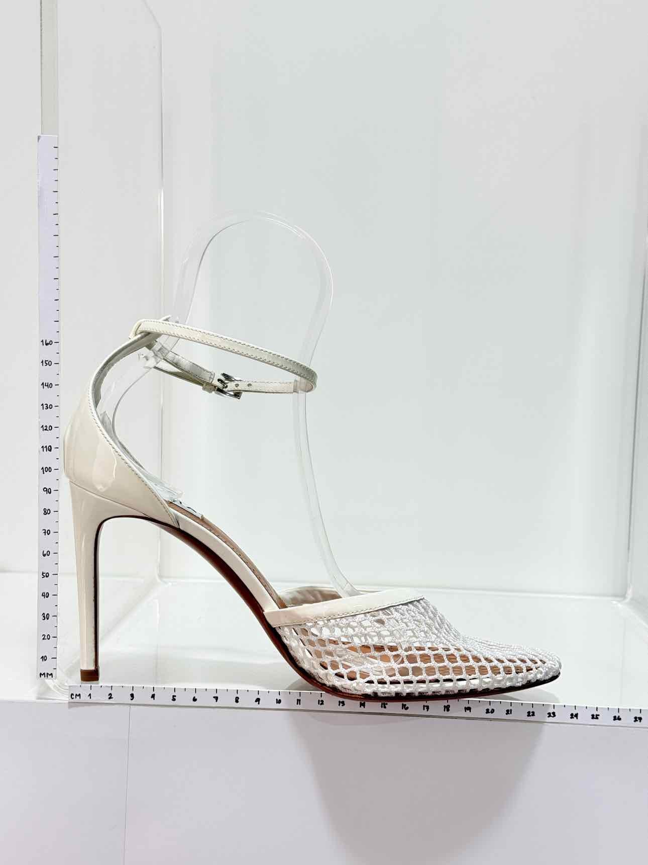 ALAIA Fishnet White Size EU 40 Heeled Sandals