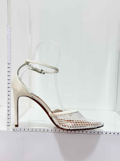 ALAIA Fishnet White Size EU 40 Heeled Sandals