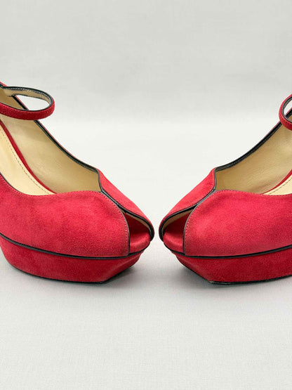 YSL Red Size EU 40 Mary Janes