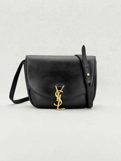 SAINT LAURENT Kaia Black Shoulder Bag