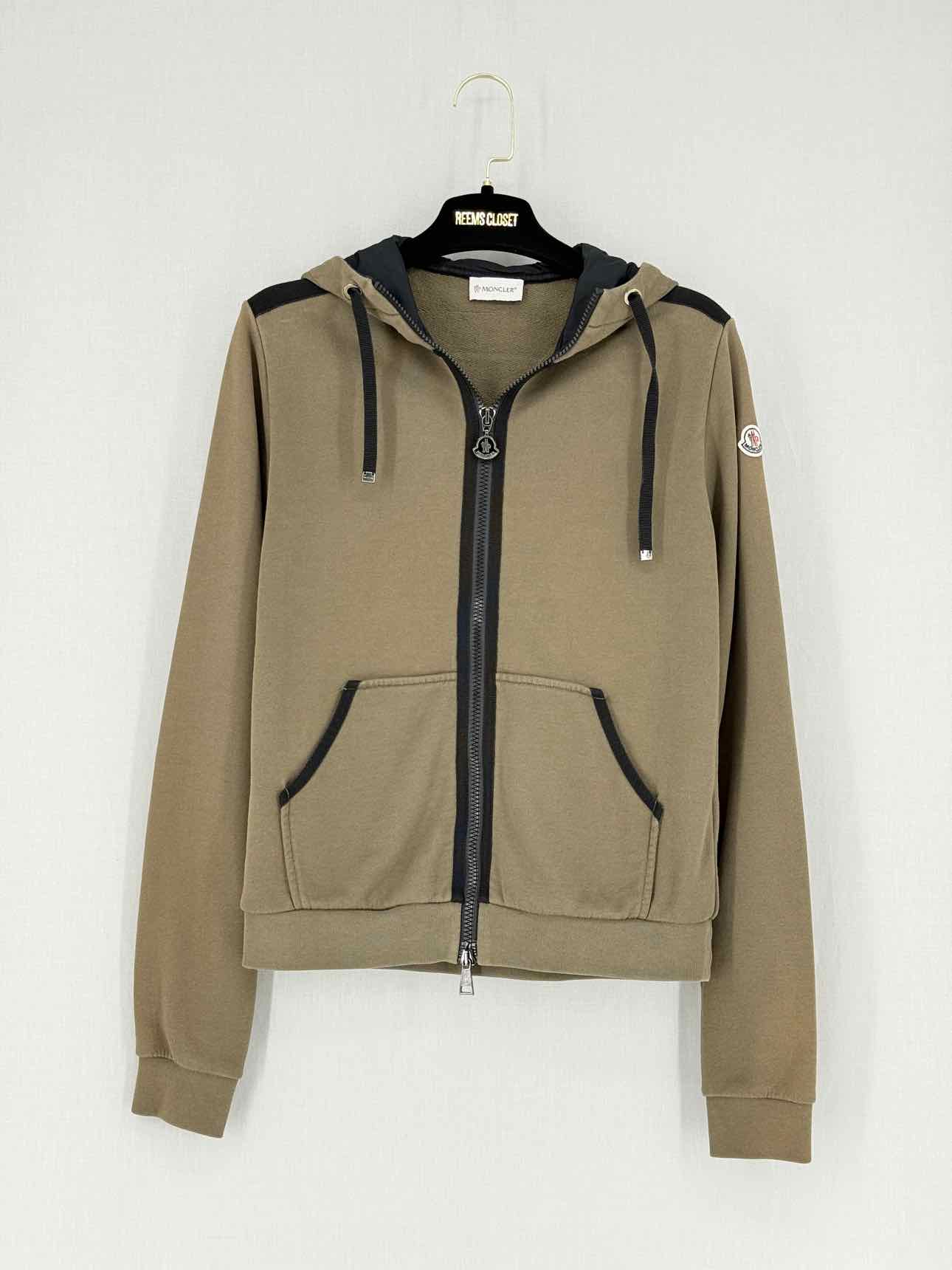 MONCLER Apres-Ski Khaki Size Small Jacket
