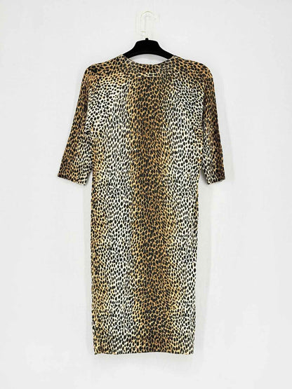 DOLCE & GABBANA Yellow Multicolor Size US 6 Short Dress