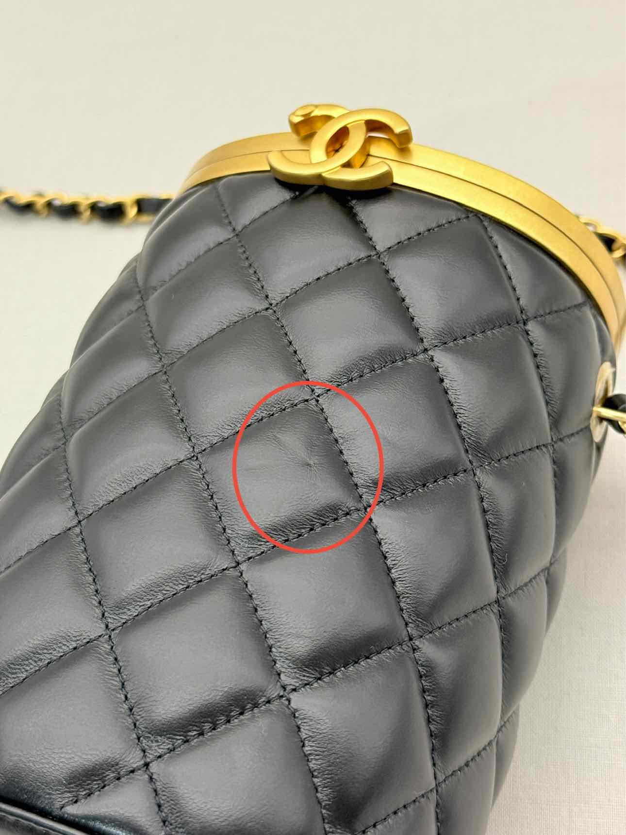 CHANEL Crown Box Black Quilted Vanity Case