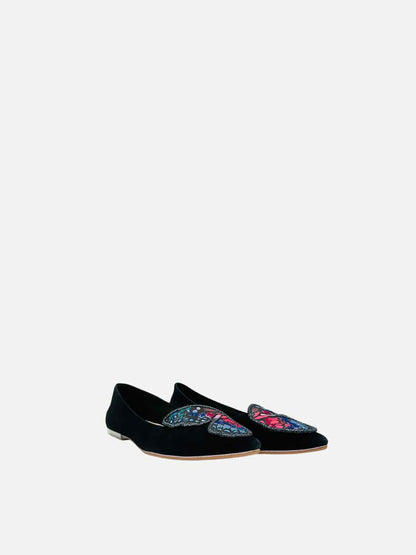 SOPHIA WEBSTER Black Multicolor Ballet Flats