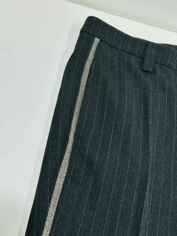 BRUNELLO CUCINELLI Tailored Pinstripe Size US 6 Pants